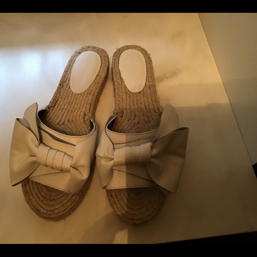 Rebecca Minkoff Leather Slides - New - size 9